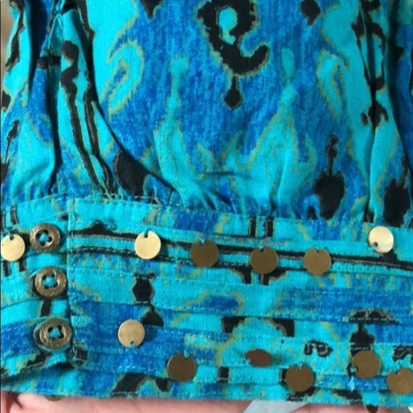Calypso St. Barthes Ubari Turquoise pant sz.XS - Picture 4 of 6